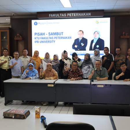 Ucapan Terima Kasih dan Semangat Baru Warnai Lepas Sambut KTU Fapet IPB